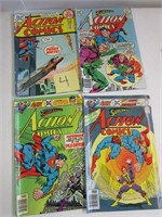 Comics; DC Action Comics; #436, 462, 464, & 465;
