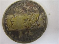 Coin; 1892 Morgan Silver Dollar