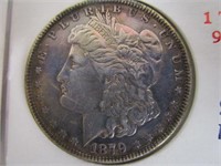 Coin; 1879 Morgan Silver Dollar