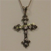 Sterling Silver Cross & Chain