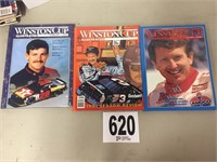 (3) Hardback Winston Cup Race Books