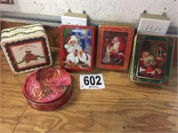Set of 5 Christmas Cookie Collector Tins
