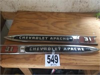 Set of Chevrolet Apache Front Fender Emblems