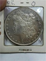 1902 O Morgan silver dollar