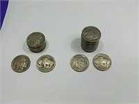 (9) 1936 D, & (14) 1936 S Buffalo Nickels