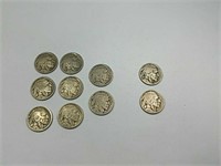 (8) 1923, (2) 1923 S Buffalo Nickels