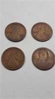 (4) 1912 D Lincoln pennies