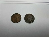 2 1882 Indian head cent