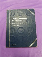 Liberty standing half dollar collection 1937 to 47