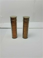 1 roll each of 1957 & 57D wheat pennies