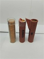 3 rolls of 1966 P Lincoln Pennies