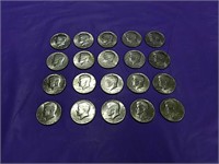 20 1776-1976 halves  10