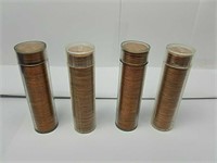 4 rolls of 61 D Lincoln Pennies