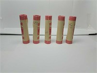 5 rolls of 1969 D Lincoln Pennies