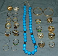 Estate Gold and Silver Jewelry Lot.