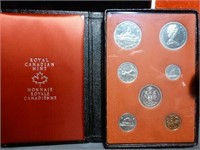 1972 Royal Canadian Mint 7 Coin Proof Set