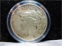 1922 - D US Silver Peace Dollar