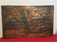 Copper Art#5 - Vintage - Signed by Artist