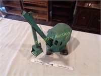 Vintage Metal Crane Toy