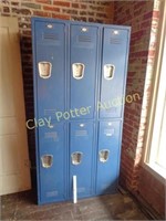 Set of 6 Door School Lockers