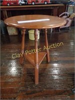 Vintage Wooden 3 Leg Table