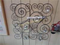 Metal Wall Candle Holder Decor