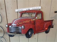 Metal "Old Chevy" Truck Wall Decor