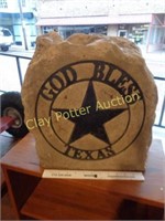 Custom "GOD BLESS TEXAS" Stone