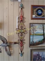 Large Metal Scroll Wall Decor