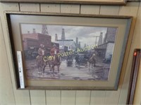 Signed & Numbered Oil "Boom Town" Print