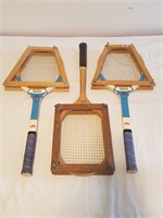 Tennis Rackets - Vintage (3X)