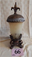 FOOTED URN LAMP 17"
