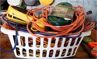 Lot of Electric Extension Cords Trouble Lights