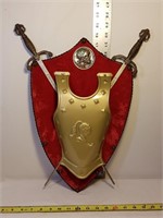 Knight shield with swords