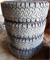 Four BF Goodrich All-Terrain T/A Tires & Rims