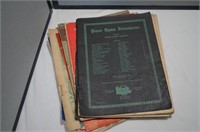 Large collection of Vintage Sheet Music