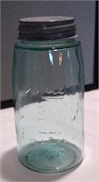 Ball Mason Jar -  Patent 1858 Jar - No. 3+5 with l