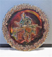 Fenton Carnival Glass Commemorative Plate 1970