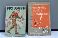 1959 Boy Scout & 1951 Brownie Scout Handbooks