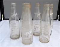 Six Grapette 6 oz bottles - Vintage