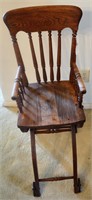 Antique Stoller/High Chair - Oak
