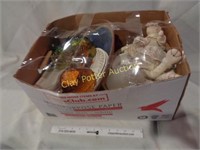Box of Vintage Glass & More