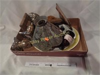 Vintage Wood, Metal & Glass Collectibles