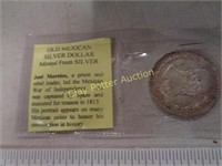 2 Mexican Silver Dollars 1962 & 1966