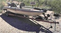 1984 20' Champion Bass Boat w/200HP Outboard Motor