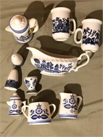 12pc Assorted English hand painted ceramic