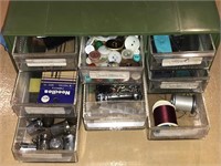 Sewing kit & storage drawers