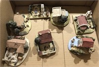 7pc collectible composite miniature house décor