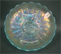 N Peacock at the Urn Lg. Ice Cream Bowl – Ice Blue