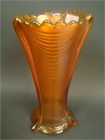 7 1/2” Tall N Drapery Swung Vase – Dk. Mari. (nice